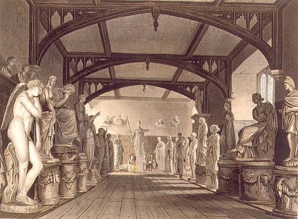 The Statue Gallery, illustration from the 
