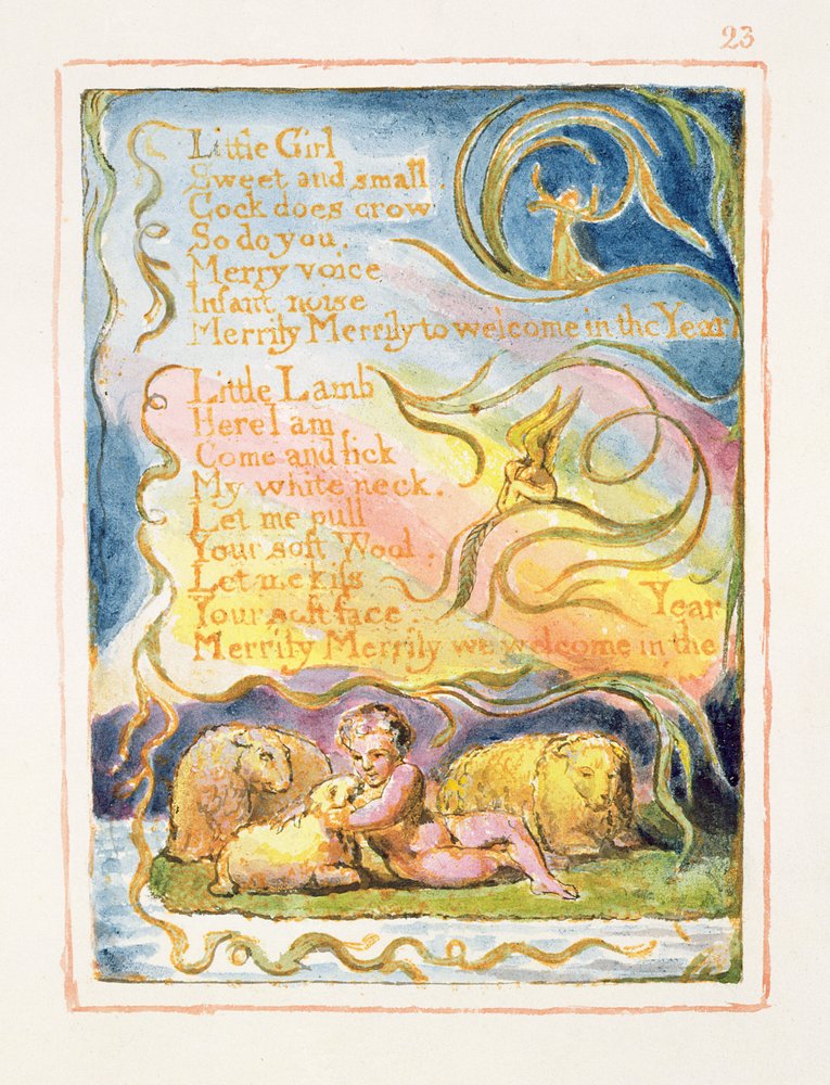 Spring (cont.): Plate 23 from Songs of Innocence and of Experience