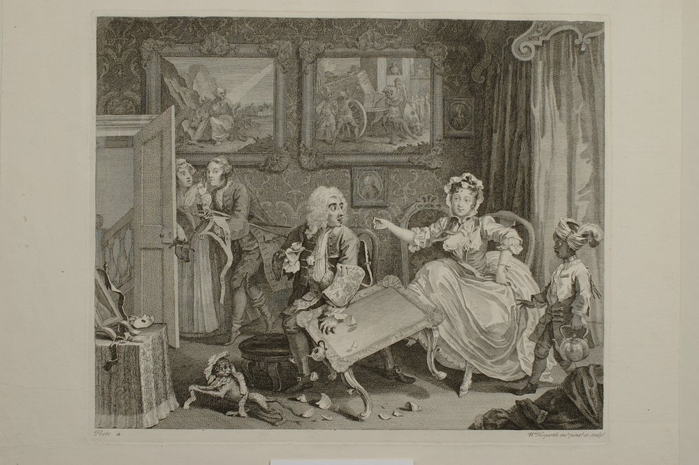 A Harlot’s Progress: Plate 2 by William Hogarth