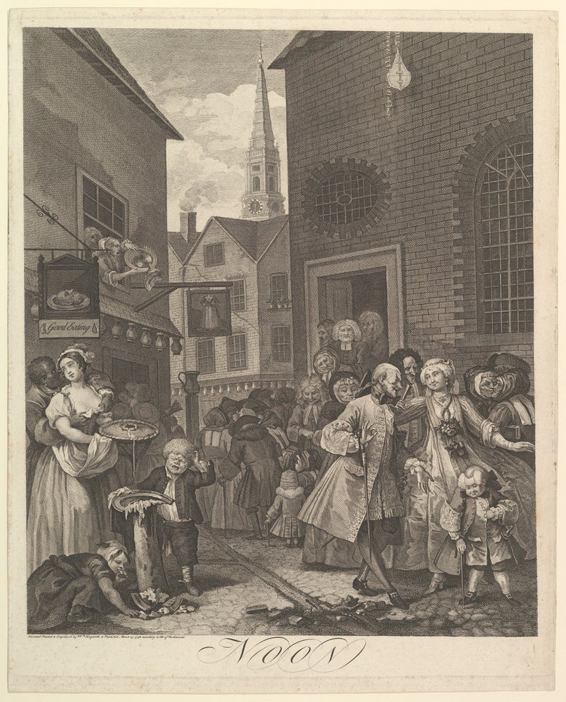 Noon The Four Times of Day by William Hogarth