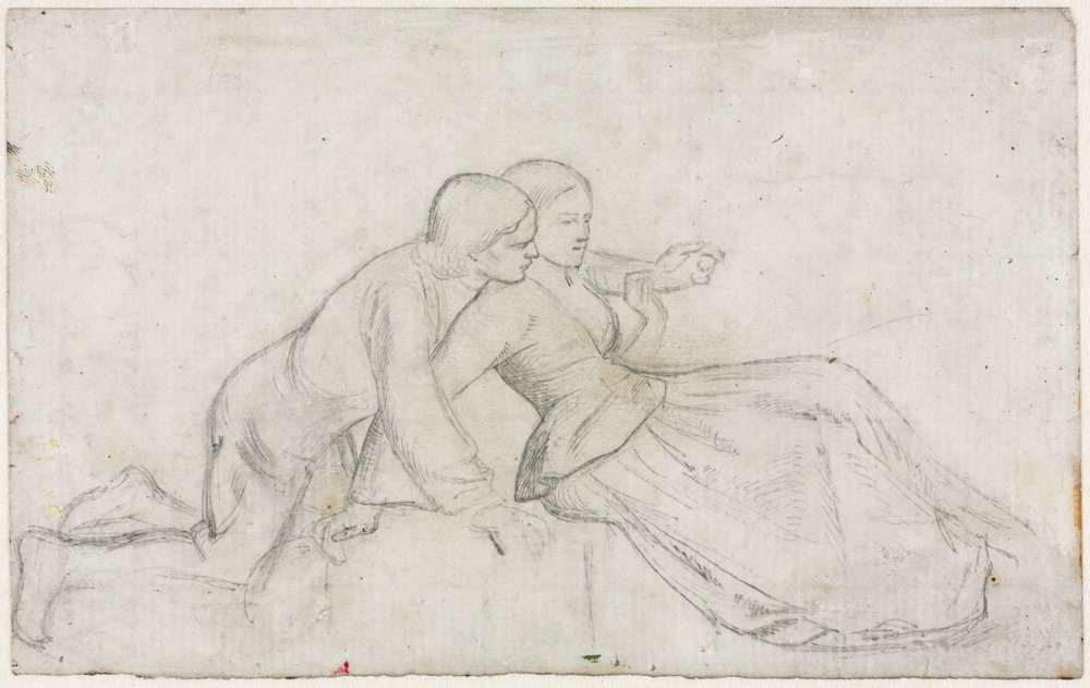 Study for The Hireling Shepherd by William Holman Hunt