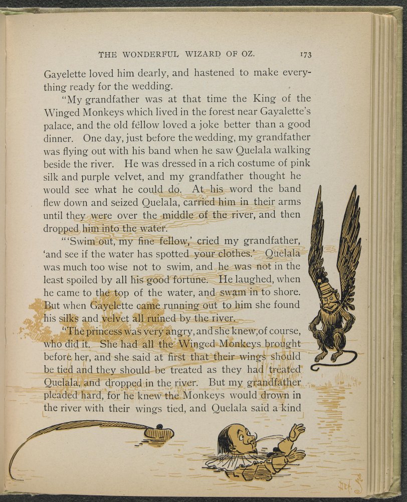 Illustration from "The Wonderful Wizard of Oz" by Lyman Frank Baum by William Wallace Denslow
