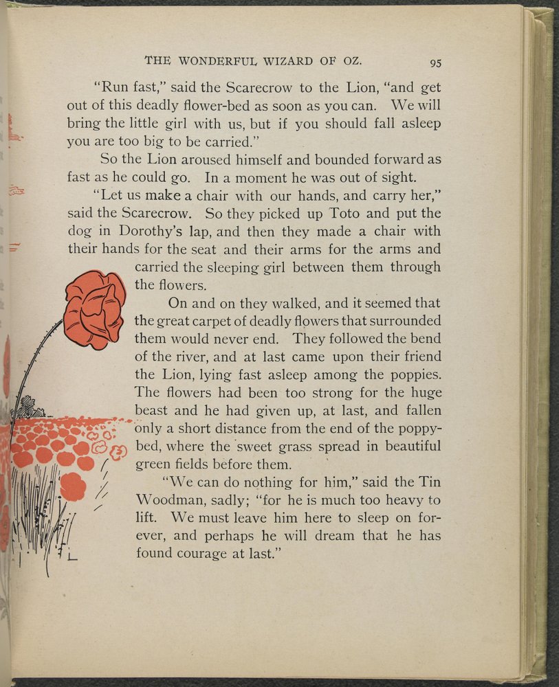 Illustration from "The Wonderful Wizard of Oz" by Lyman Frank Baum by William Wallace Denslow