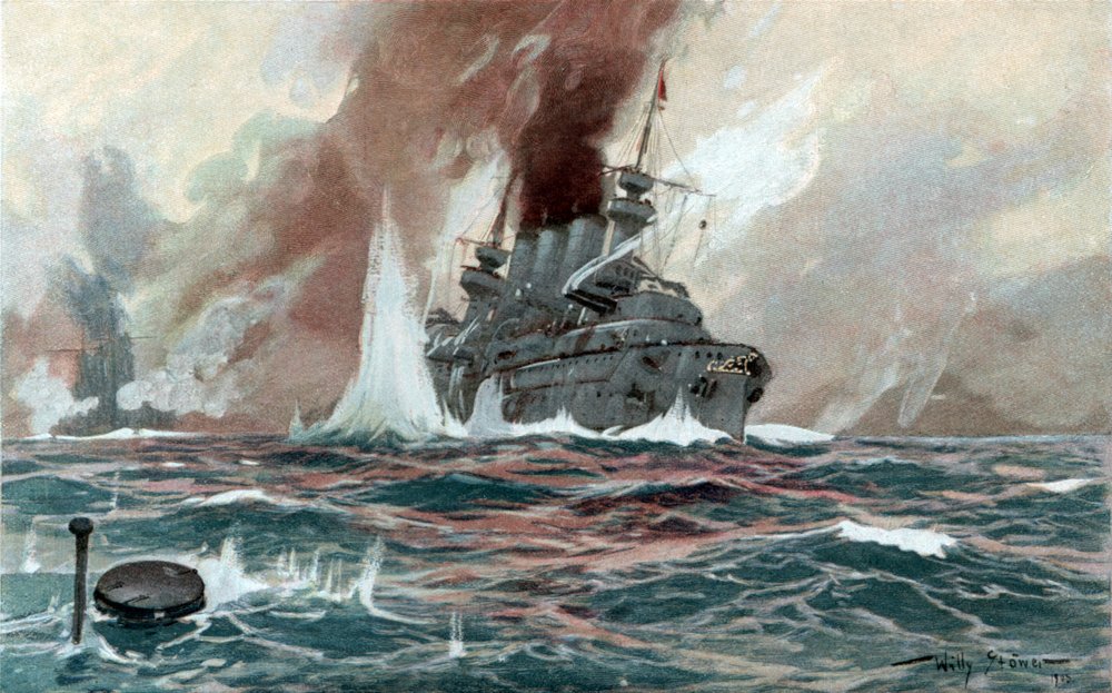 Submarine, c1905 by Willy Stöwer