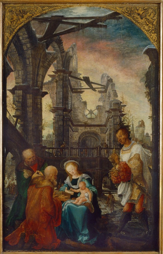 The Adoration of the Magi by Wolf Huber: Fine art print