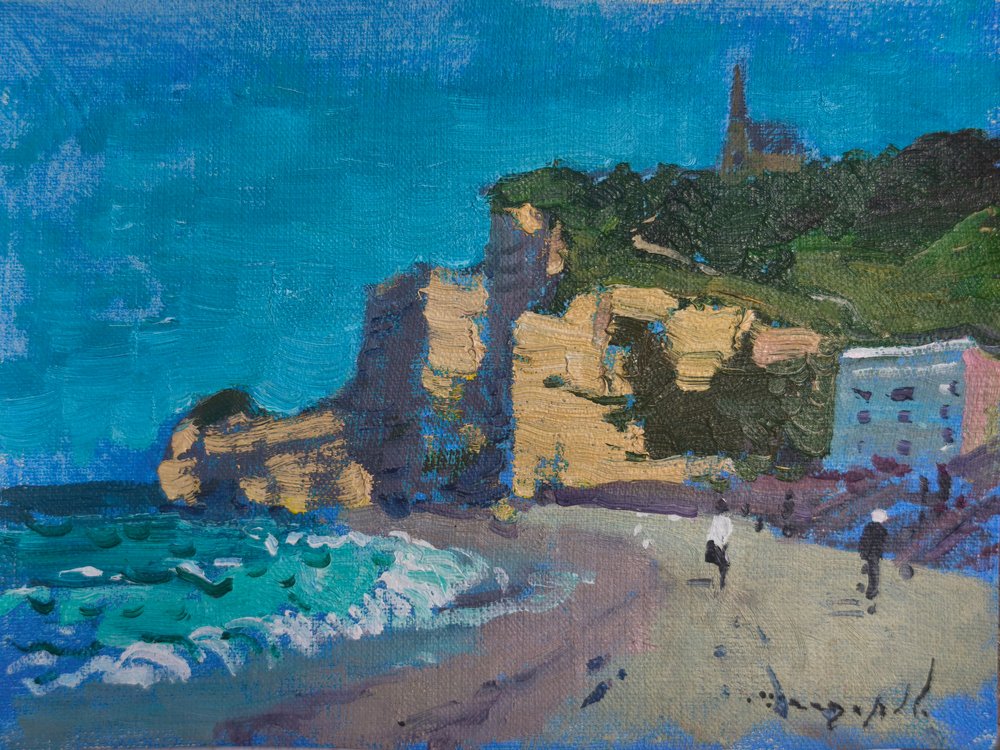 Beach Village Cliffs by Alexander Shandor