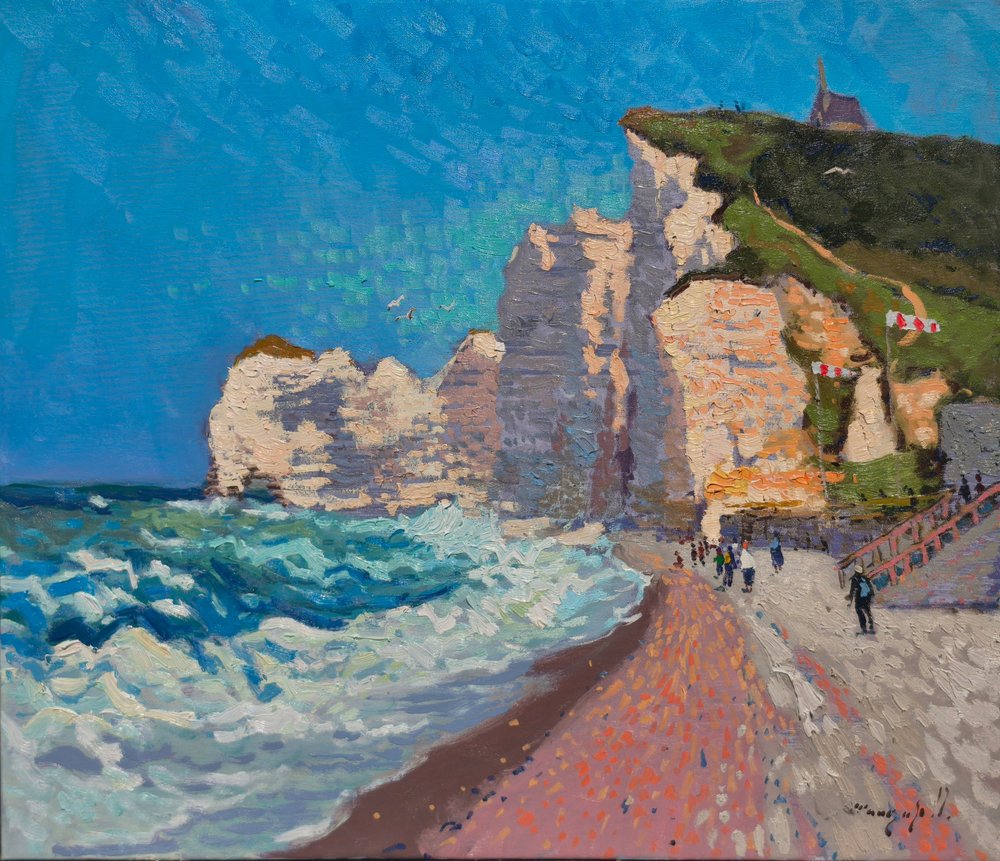 Etretat Coastal Cliffs by Alexander Shandor