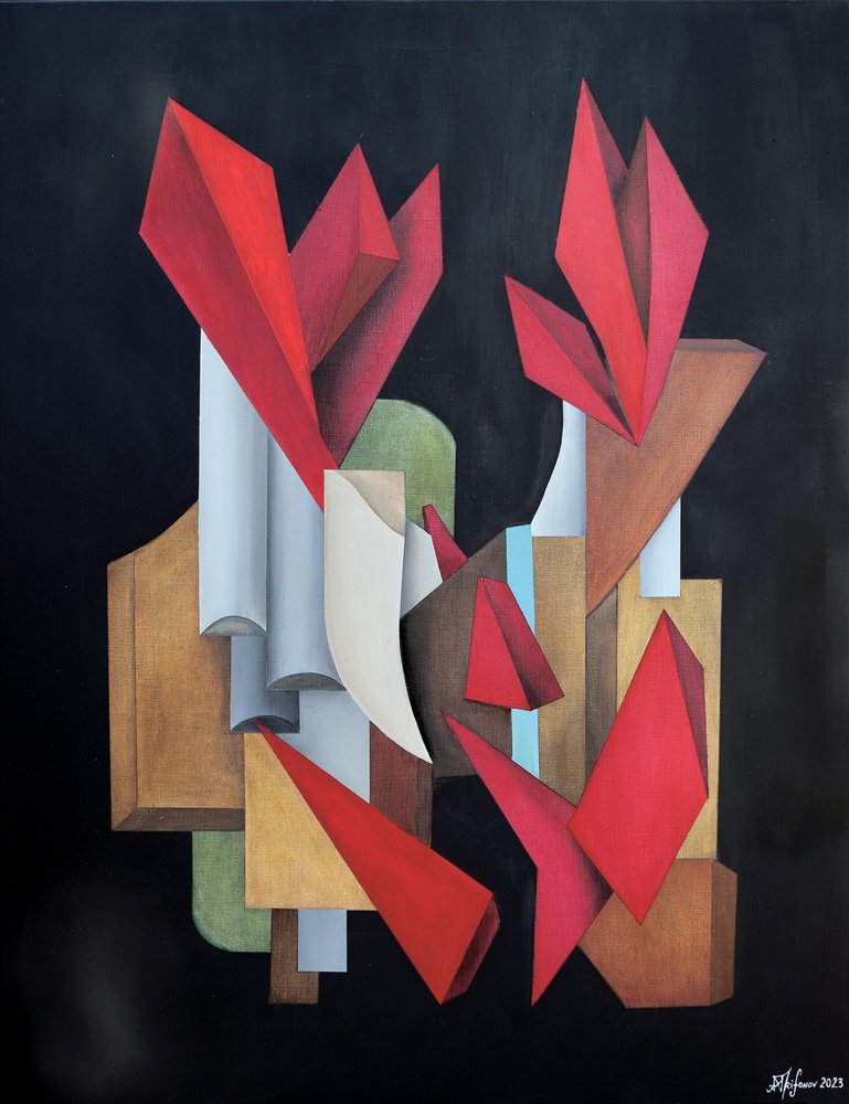 Vibrant Geometric Forms by Alexander Trifonov