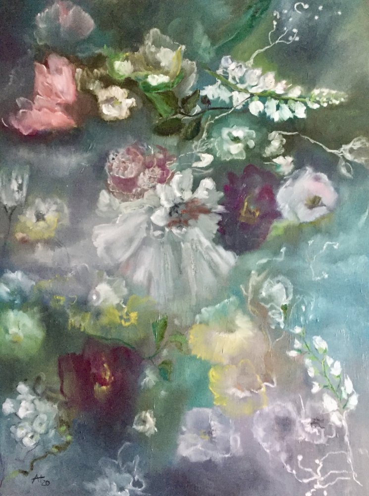 Dreamy Floral Serenity by Alexandra Higgins