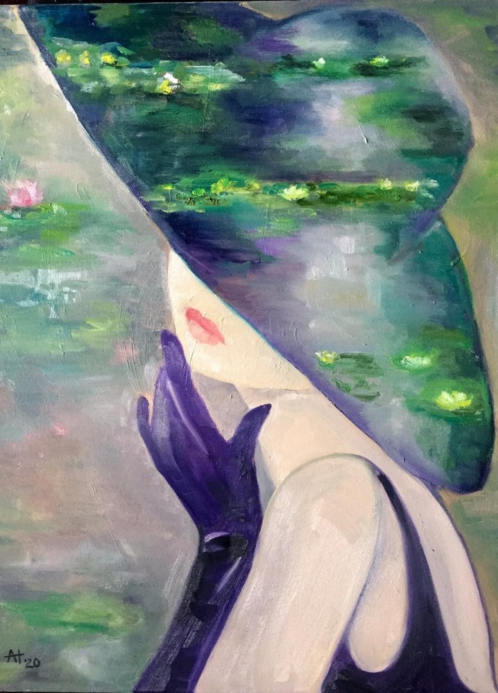 Elegant Lily Reflection by Alexandra Higgins