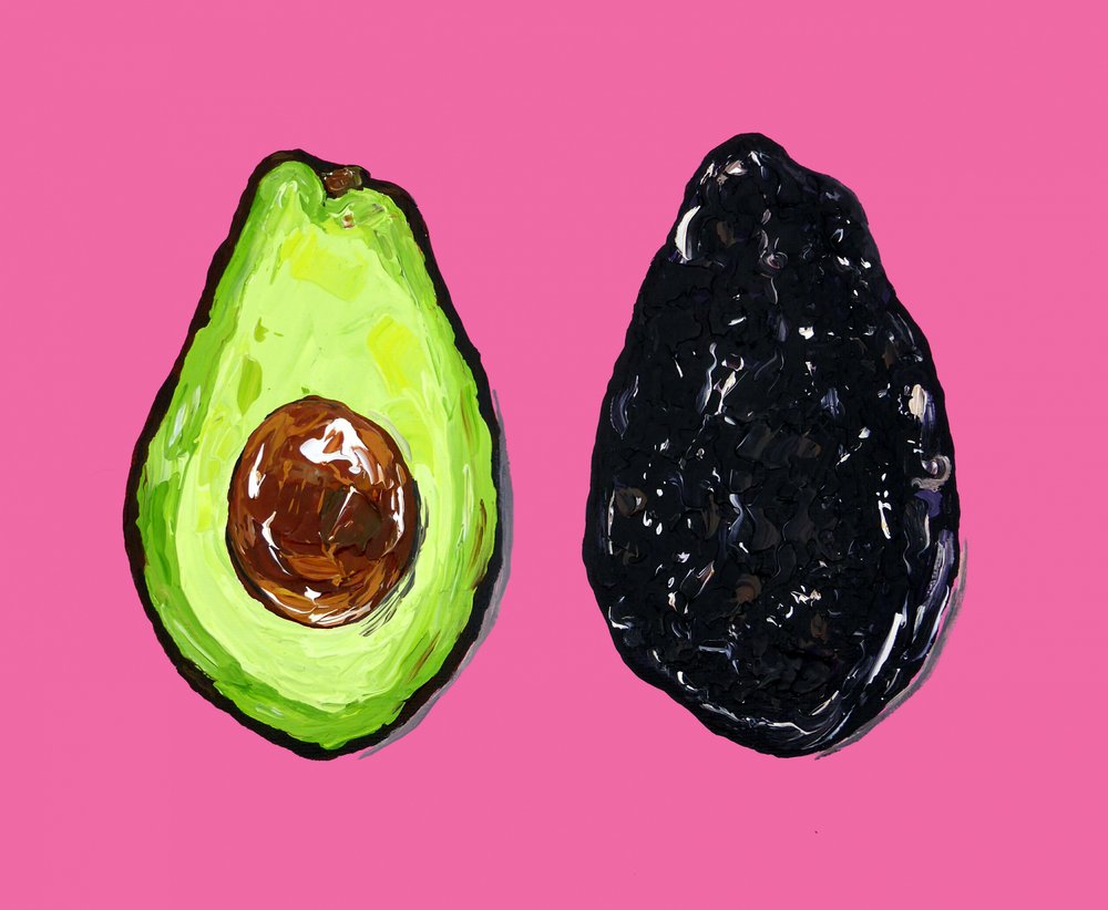 Pink Pop Avocados by Alice Straker