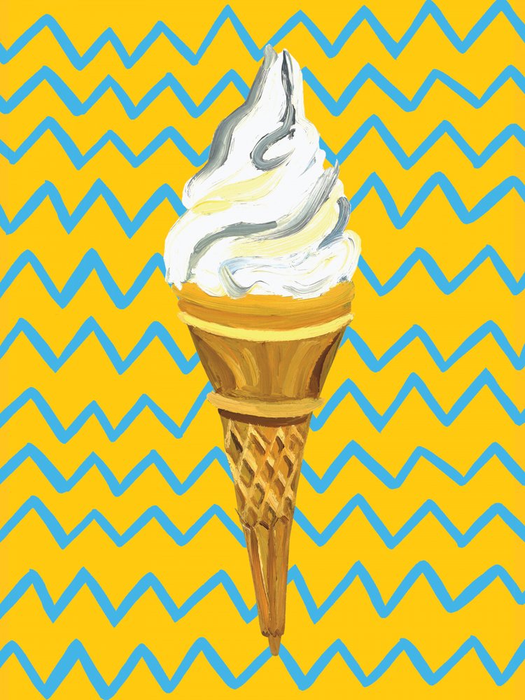 Sweet Soft Serve Cone by Alice Straker