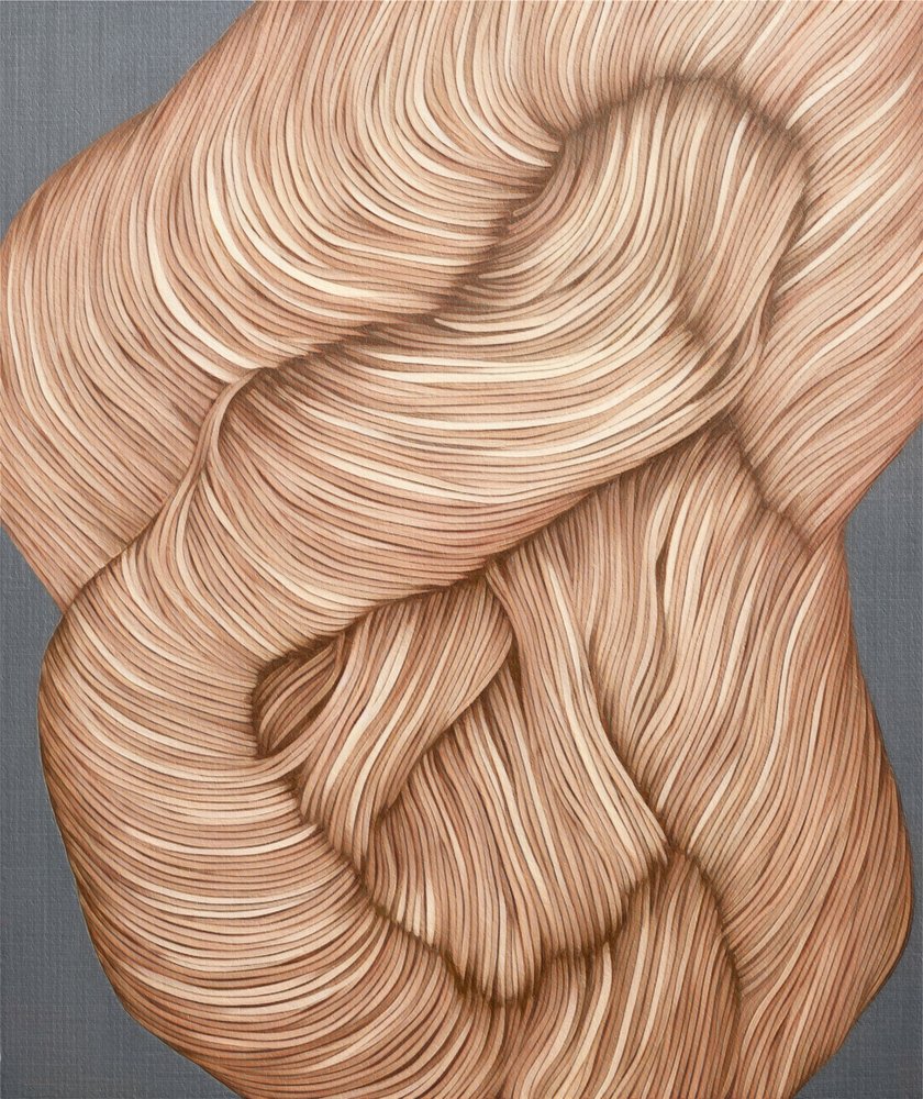 Flowing Abstract Strands by Alma