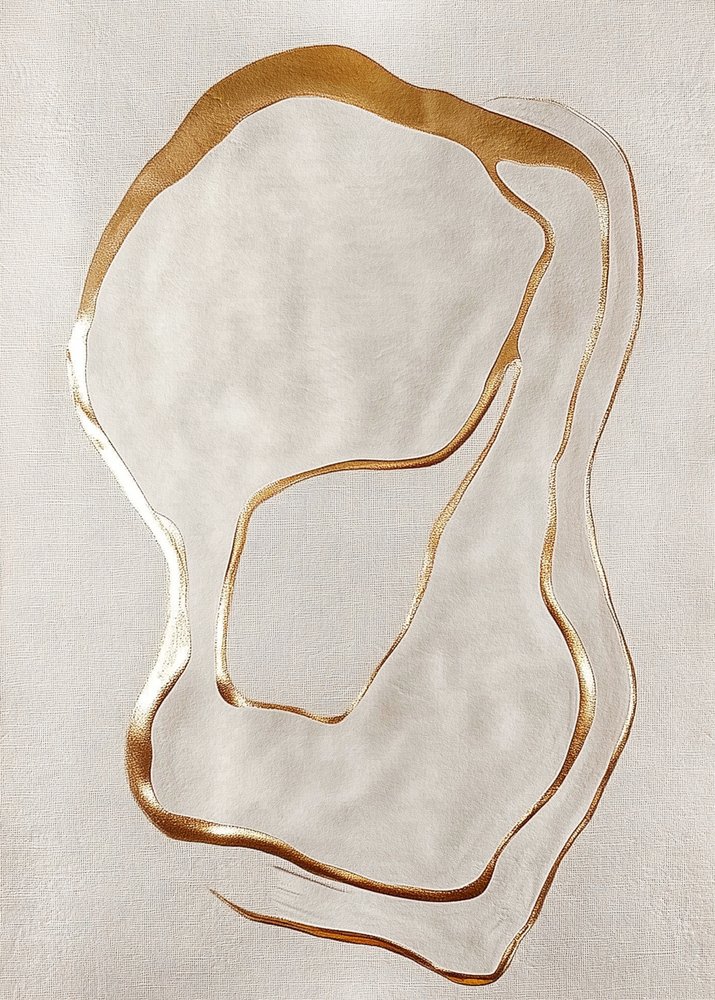 Fluid Gold Forms by Alma