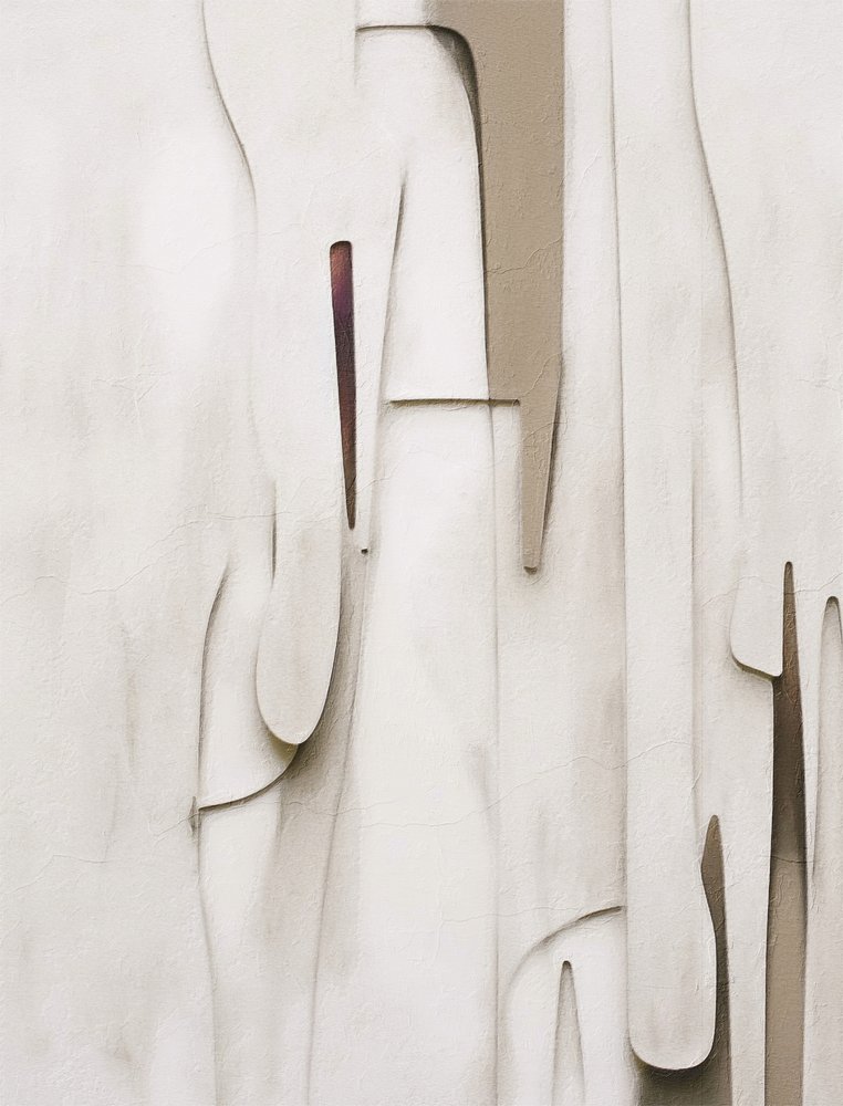 Layered Abstract Forms by Alma