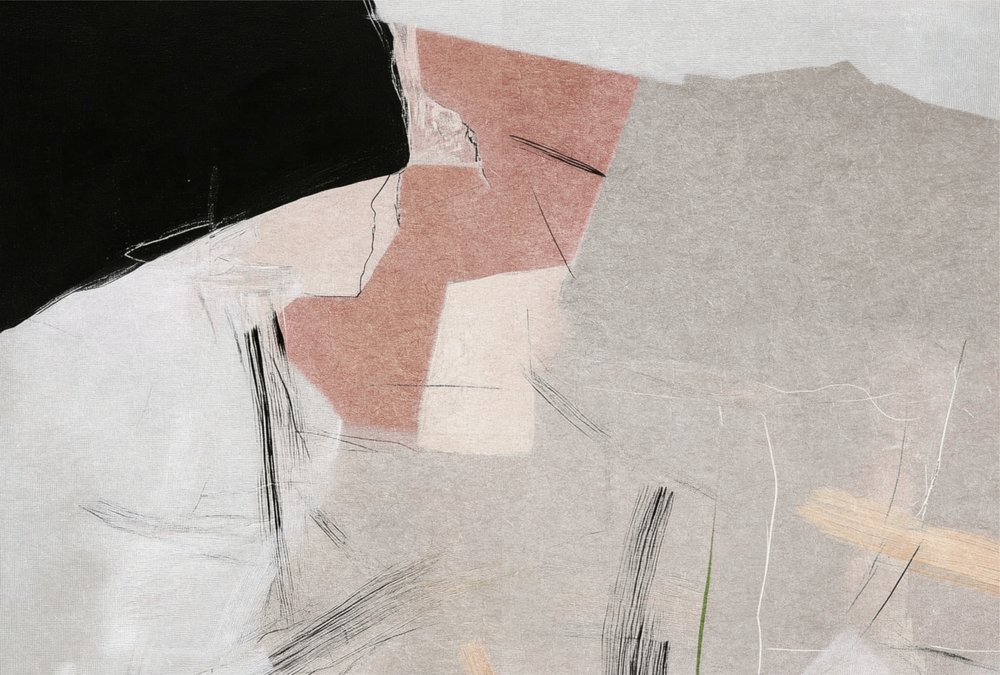 Muted Abstract Composition by Alma