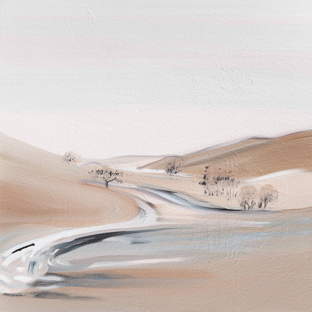 Peaceful Valley Path by Alma