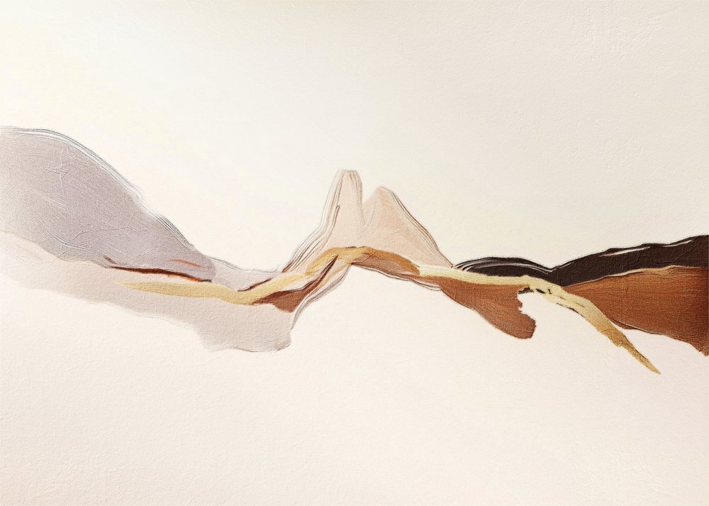 Serene Abstract Flow by Alma