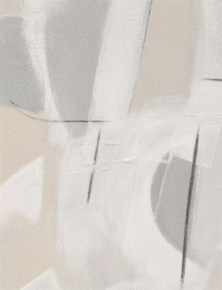 Subtle Calm Abstract by Alma