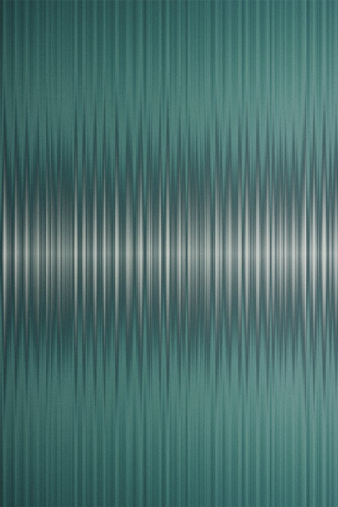 Teal Light Waves by Alma
