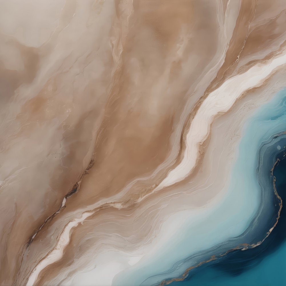 Azure Coastline Flow by Alpenglow Workshop