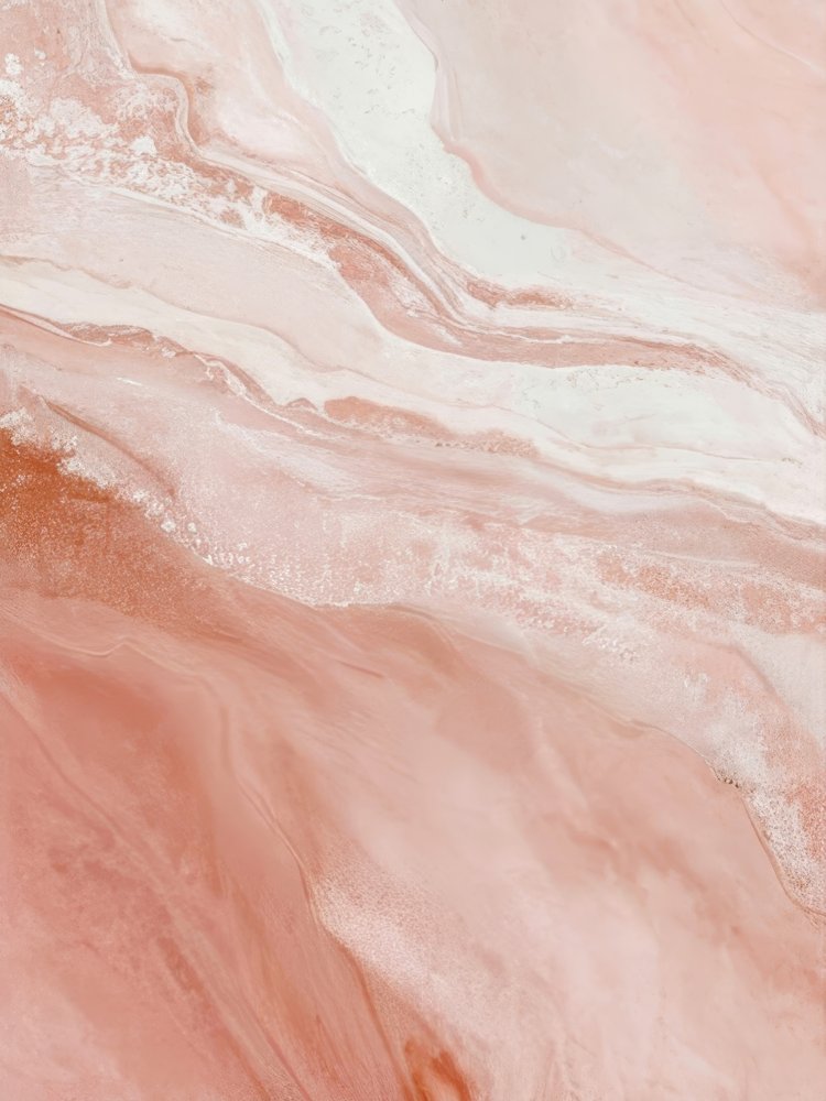 Blush Marble Flow by Alpenglow Workshop