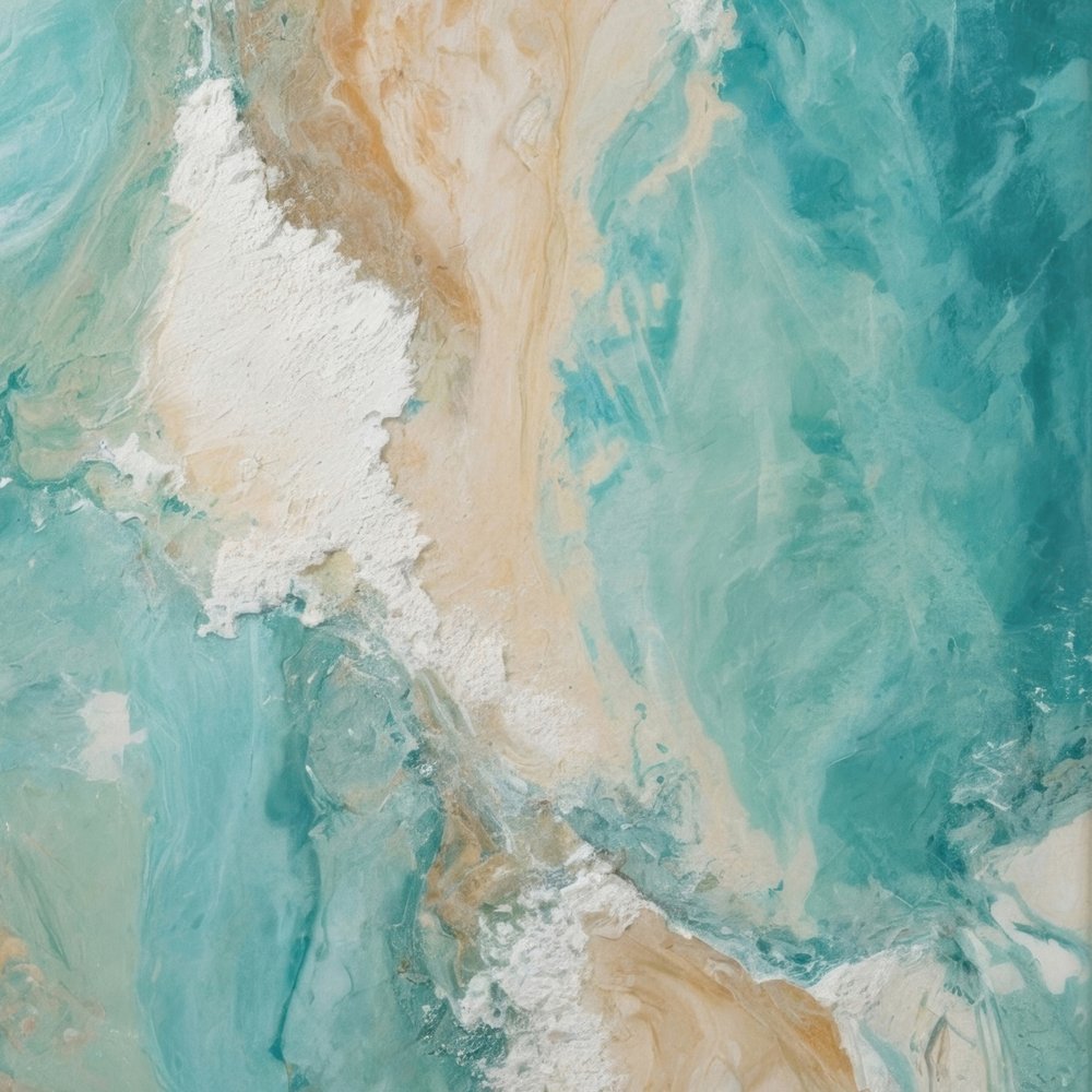 Coastal Waters Abstract by Alpenglow Workshop