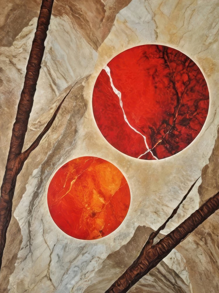 Cosmic Earth Orbs by Alpenglow Workshop