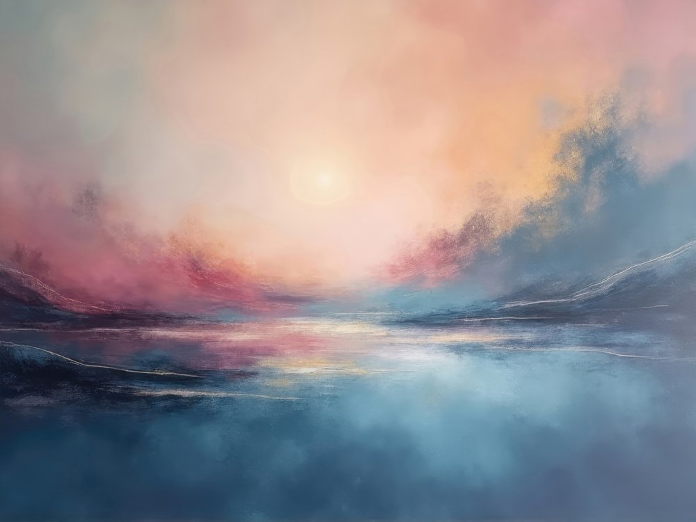 Dreamy Pastel Landscape by Alpenglow Workshop