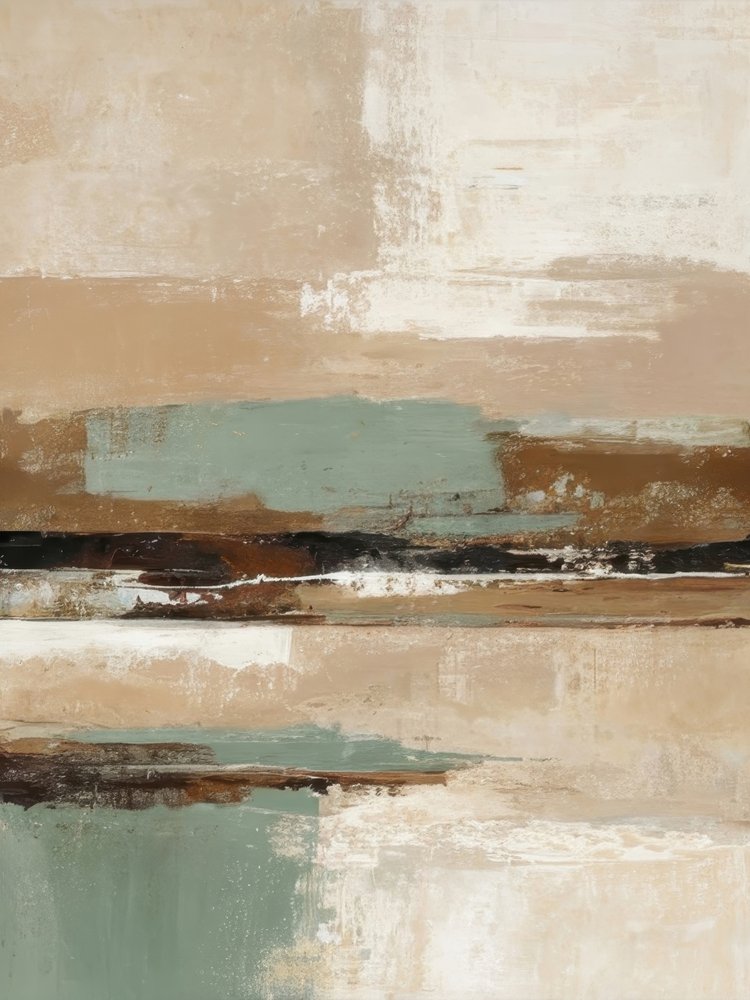 Earthy Abstract Horizon by Alpenglow Workshop