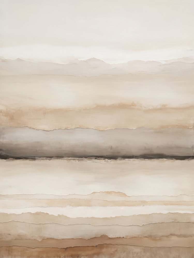 Earthy Layered Abstract by Alpenglow Workshop