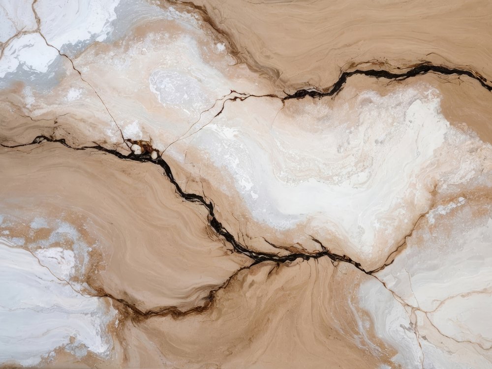 Fluid Marble Veins by Alpenglow Workshop