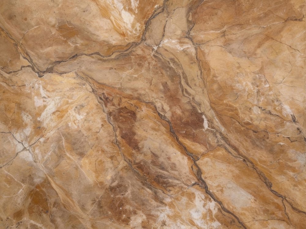 Golden Brown Marble Pattern by Alpenglow Workshop