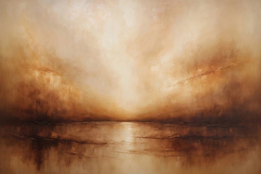 Golden Horizon Landscape by Alpenglow Workshop