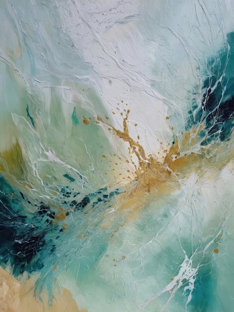 Golden Ocean Splash by Alpenglow Workshop