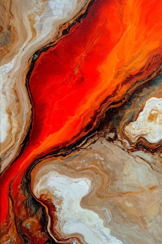 Molten Earth Layers by Alpenglow Workshop