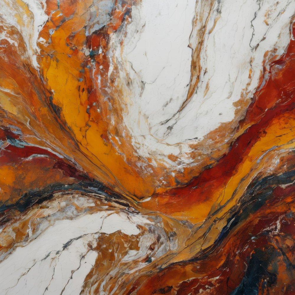 Molten Marble Flow by Alpenglow Workshop