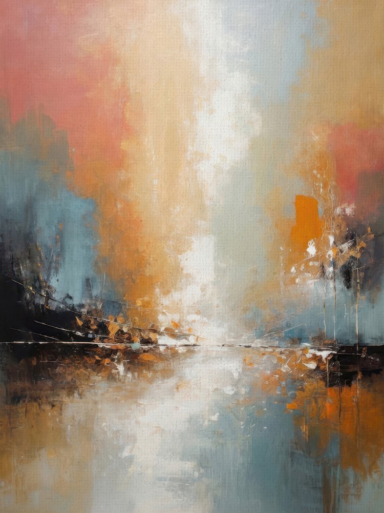 Vibrant Abstract Reflections by Alpenglow Workshop