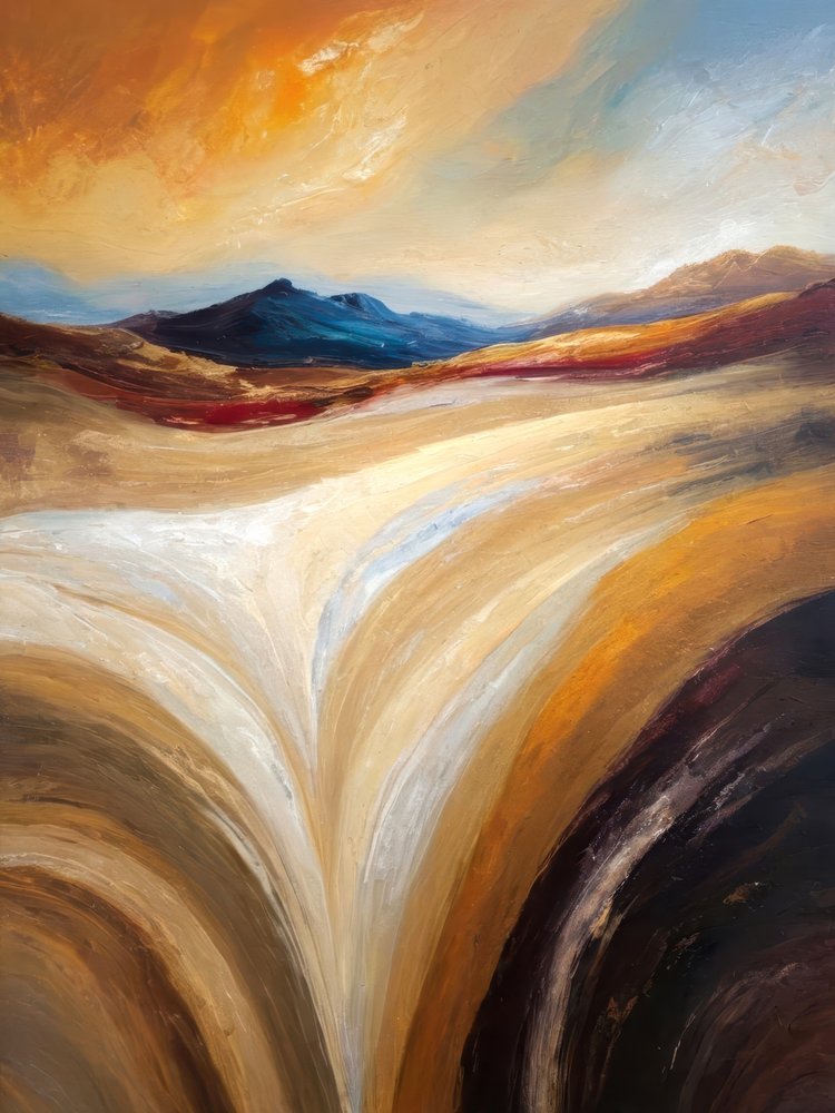 Vibrant Desert Flow by Alpenglow Workshop