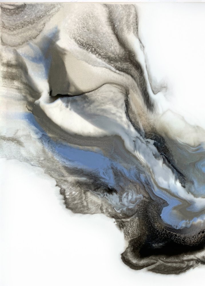 Ethereal Ink Swirls by Alyson Storms