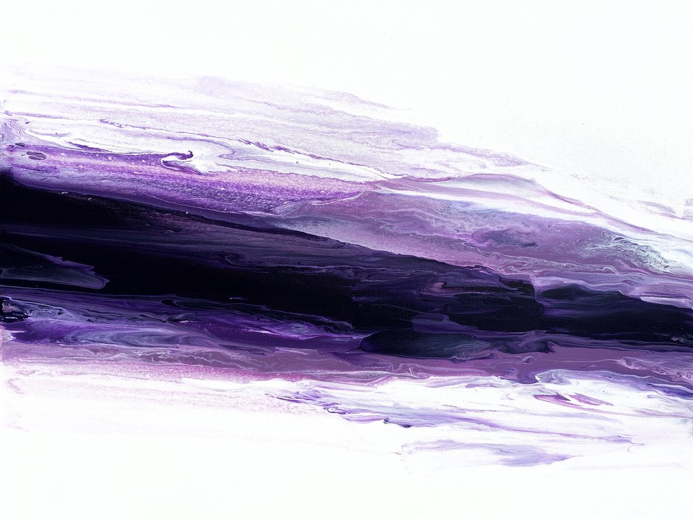 Ethereal Violet Flow by Alyson Storms