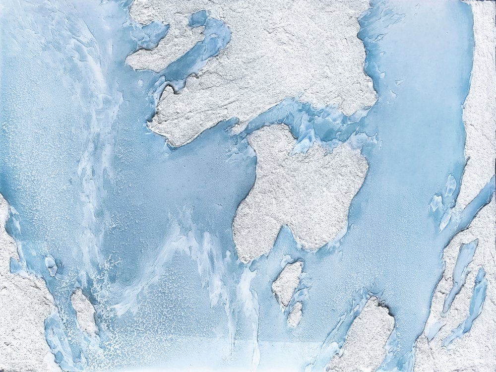 Glacial Blue Flow by Alyson Storms