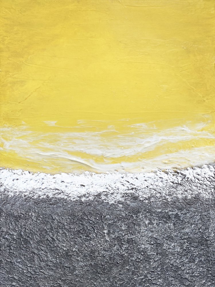 Textured Beach Abstract by Alyson Storms