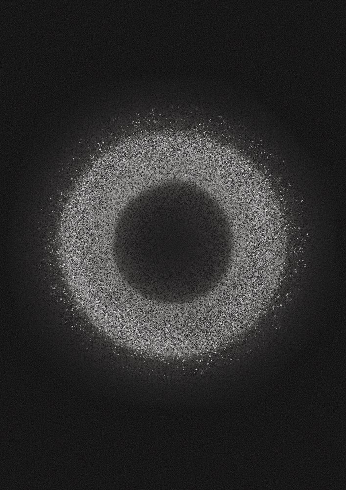 Abstract Light Ring by Amy Louise Baker