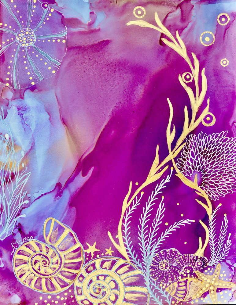 Golden Ocean Jewels by Amy Tieman