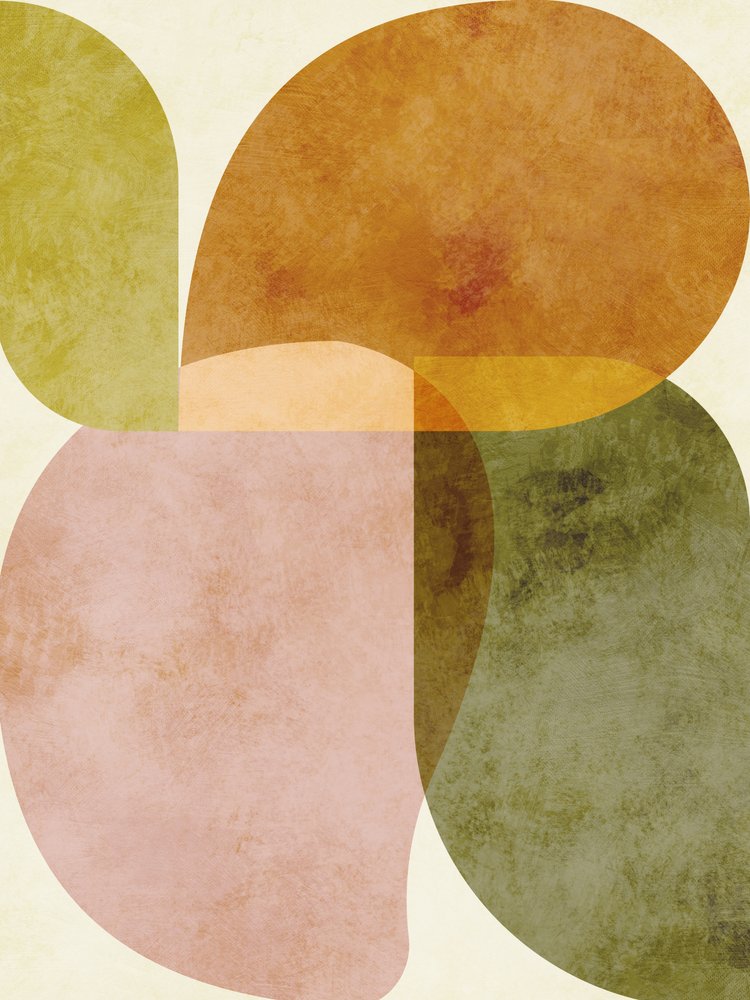 Aqua Shapes2 Copy by Ana Rut Bre