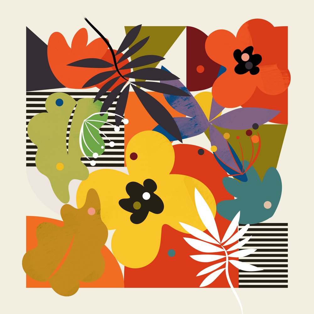 Circles Minimal Flower by Ana Rut Bre