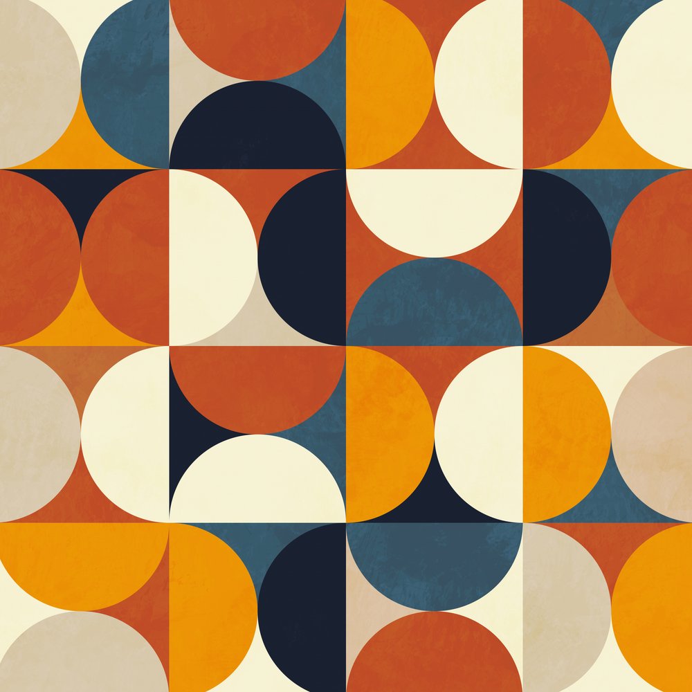 Geometry New 12 Reddish by Ana Rut Bre