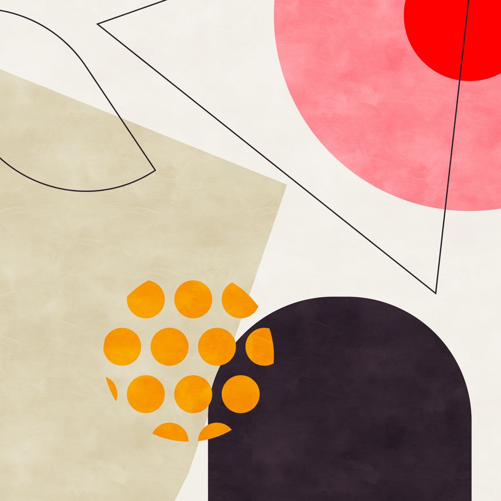 Mid Bauhaus Geometry 8 Copy by Ana Rut Bre