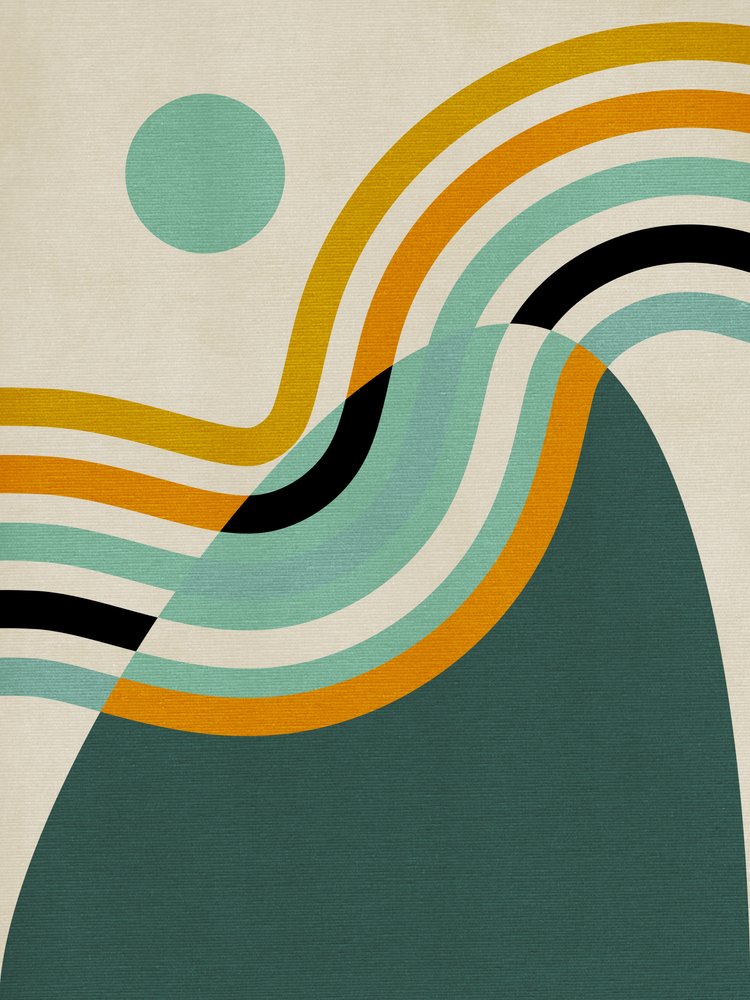 Rainbow Plus Shapes 2 by Ana Rut Bre